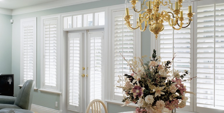 Fort Lauderdale sunroom polywood shutters